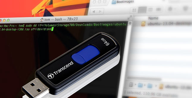 ISO und IMG Image-Dateien bootbar auf USB-Stick kopieren (Mac OS X)