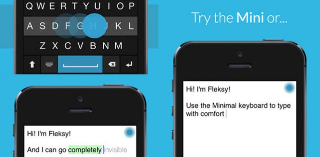Fleksy: Alternative Tastatur für iOS-Apps