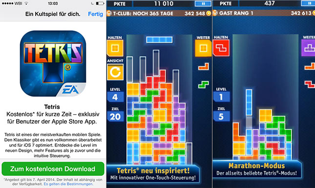 Tetris Kostenlos App