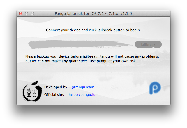 PanGu Jailbreak auf dem Mac